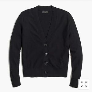 J. Crew v-neck cotton cardigan- NWT